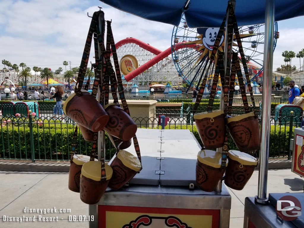 Lion King popcorn buckets are now available at several locations in Disney California Adventure.