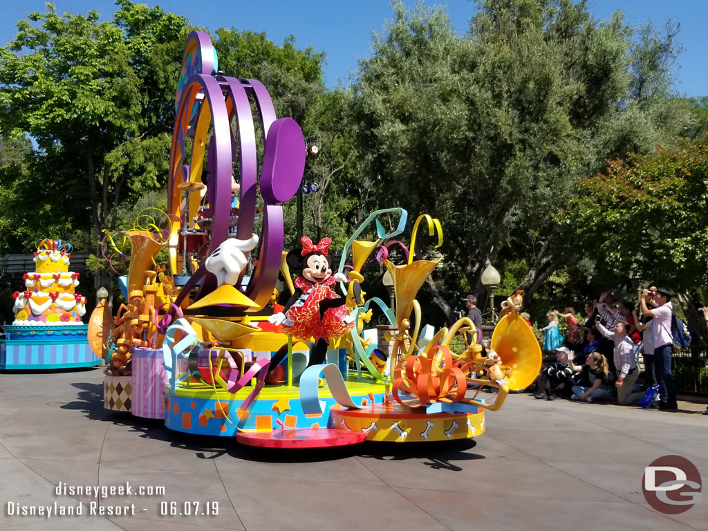 As we headed to its a small world, Soundsational was just stepping off.