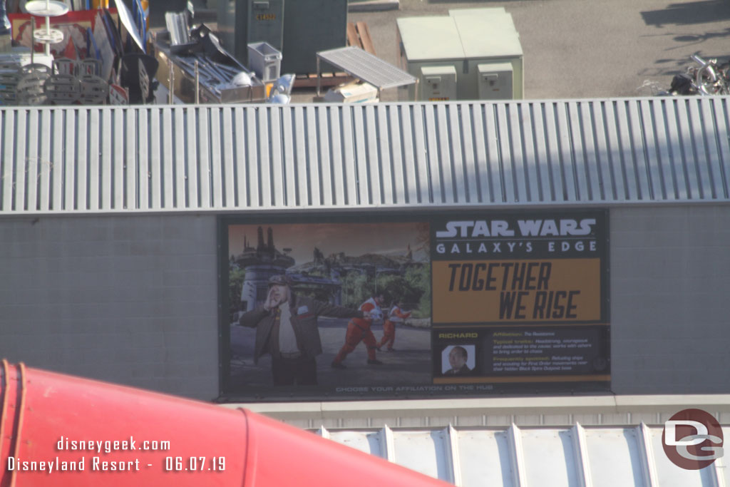 Backstage one building features Star Wars: Galaxy