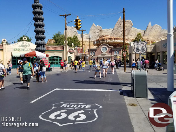 A look around Route 66 this afternoon.