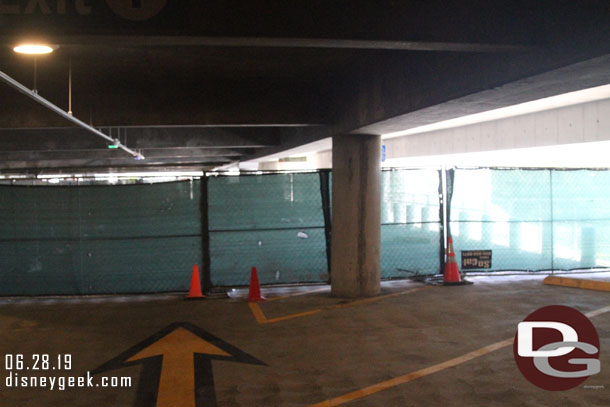 Fences are up around a small area between the elevators and escalators on each floor, one of the reasons I am speculating a new set of elevators is coming.