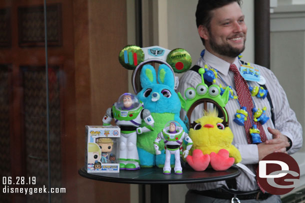 Toy Story 4 merchandise on Buena Vista Street