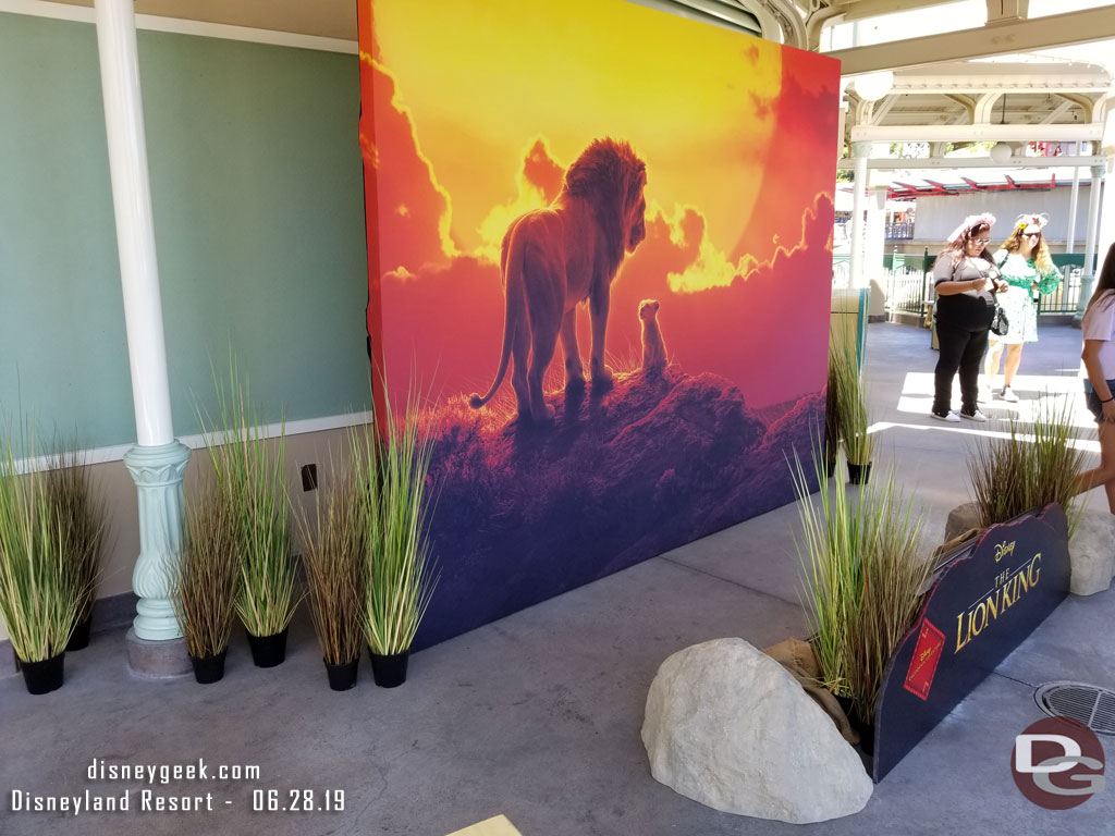 The last stop is a photo backdrop with a PhotoPass CM on hand.