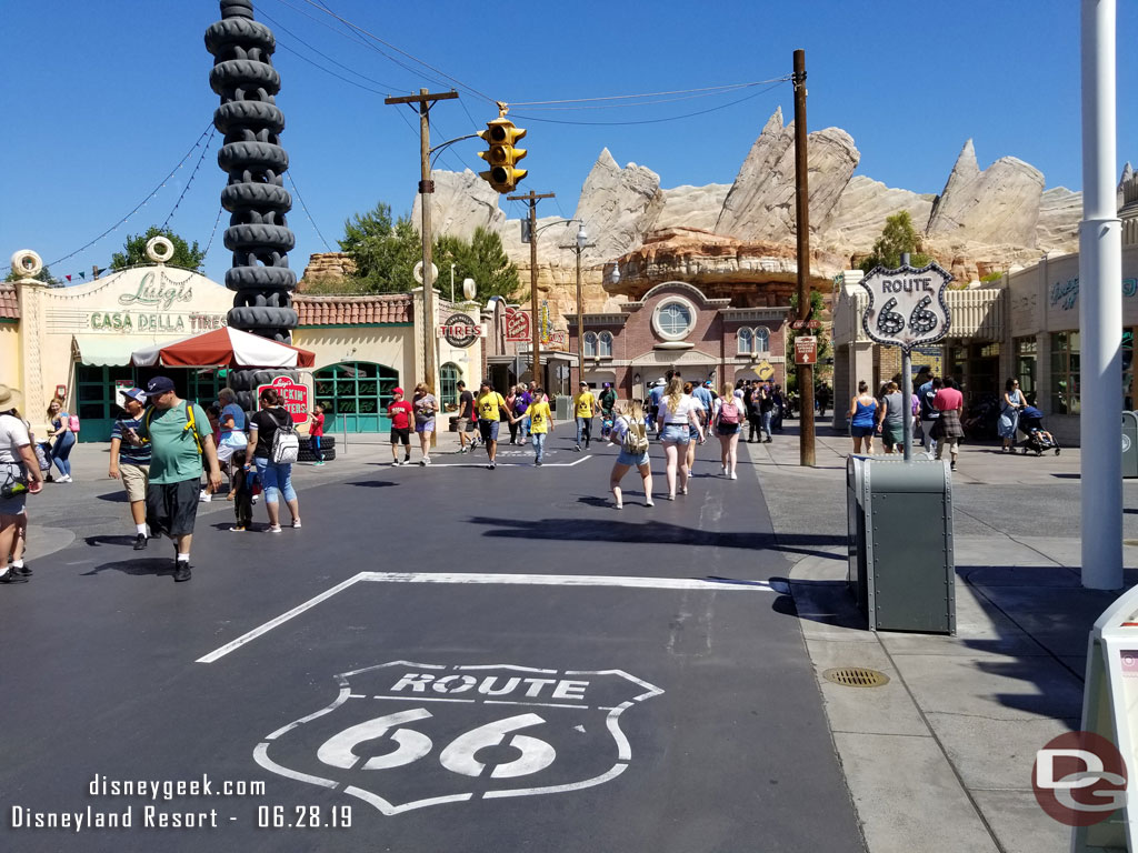 A look around Route 66 this afternoon.