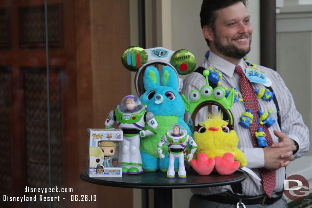 Toy Story 4 merchandise on Buena Vista Street