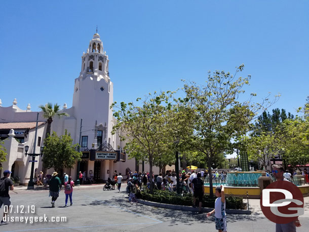 Carthay Circle this afternoon