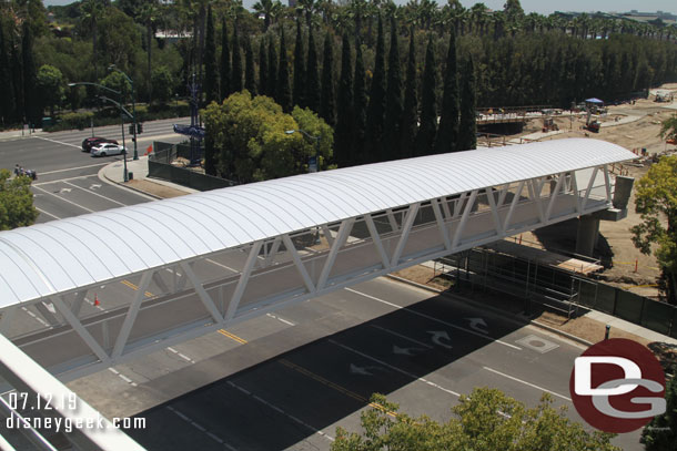 The new bridge over Magic Way, Disney has said it will be open by September.