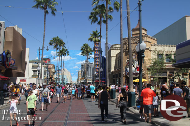 Entering Hollywood Land