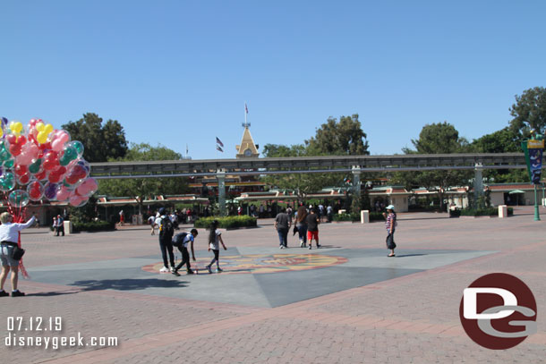 Disneyland looks quiet too.