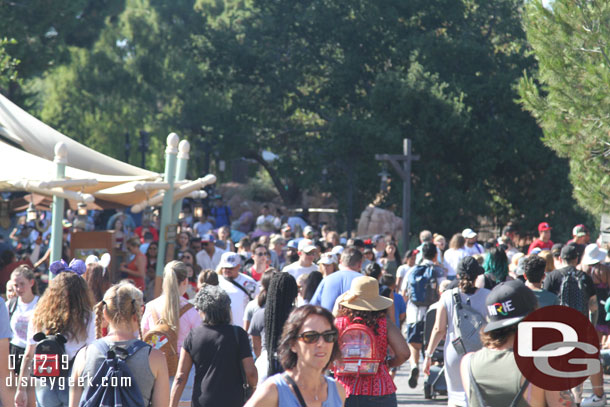 Looking toward the Big Thunder Trail.  