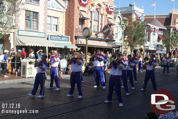 They then moved up Main Street for their Tower of Power medley.