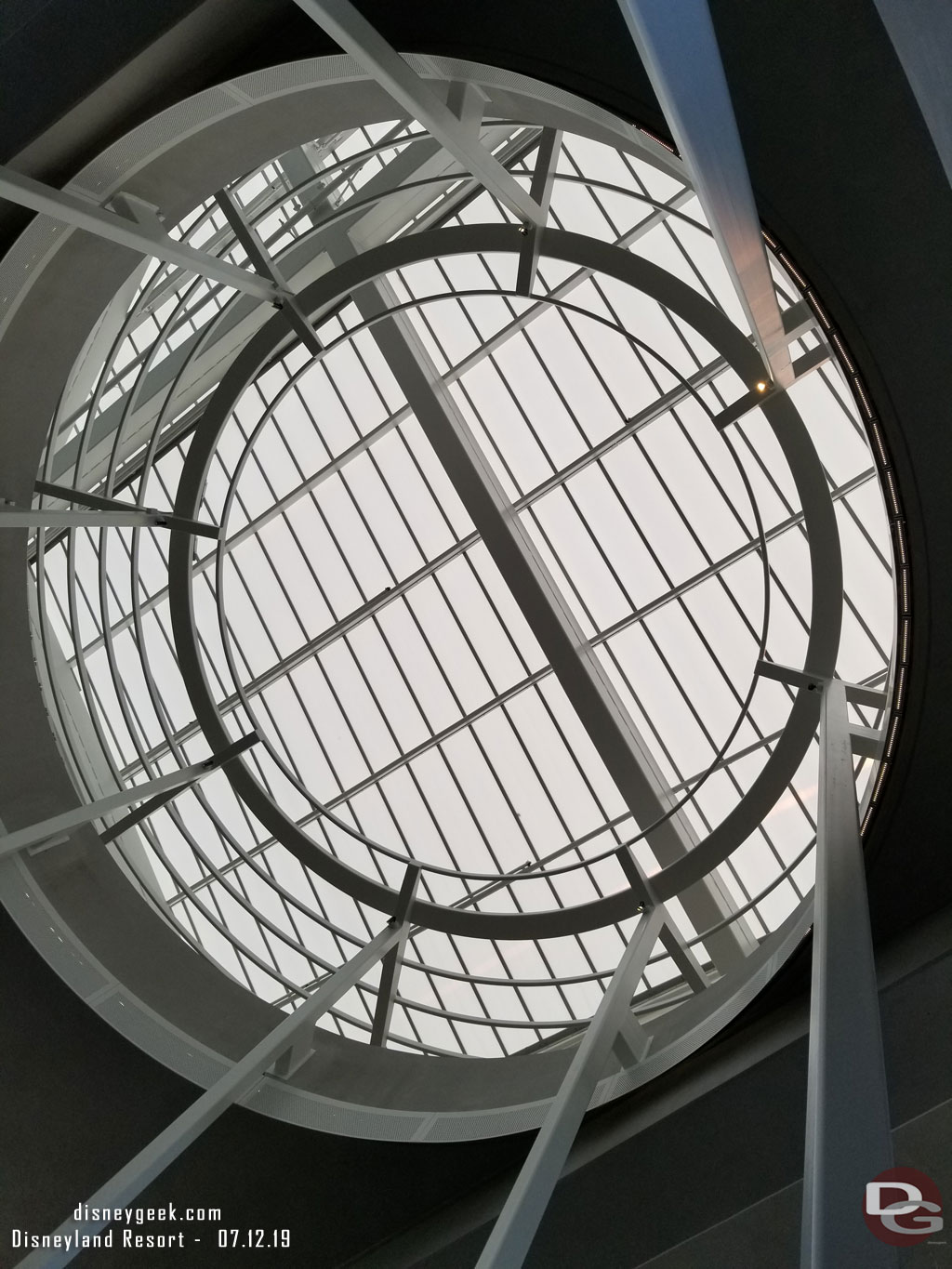 Looking up from the second floor.