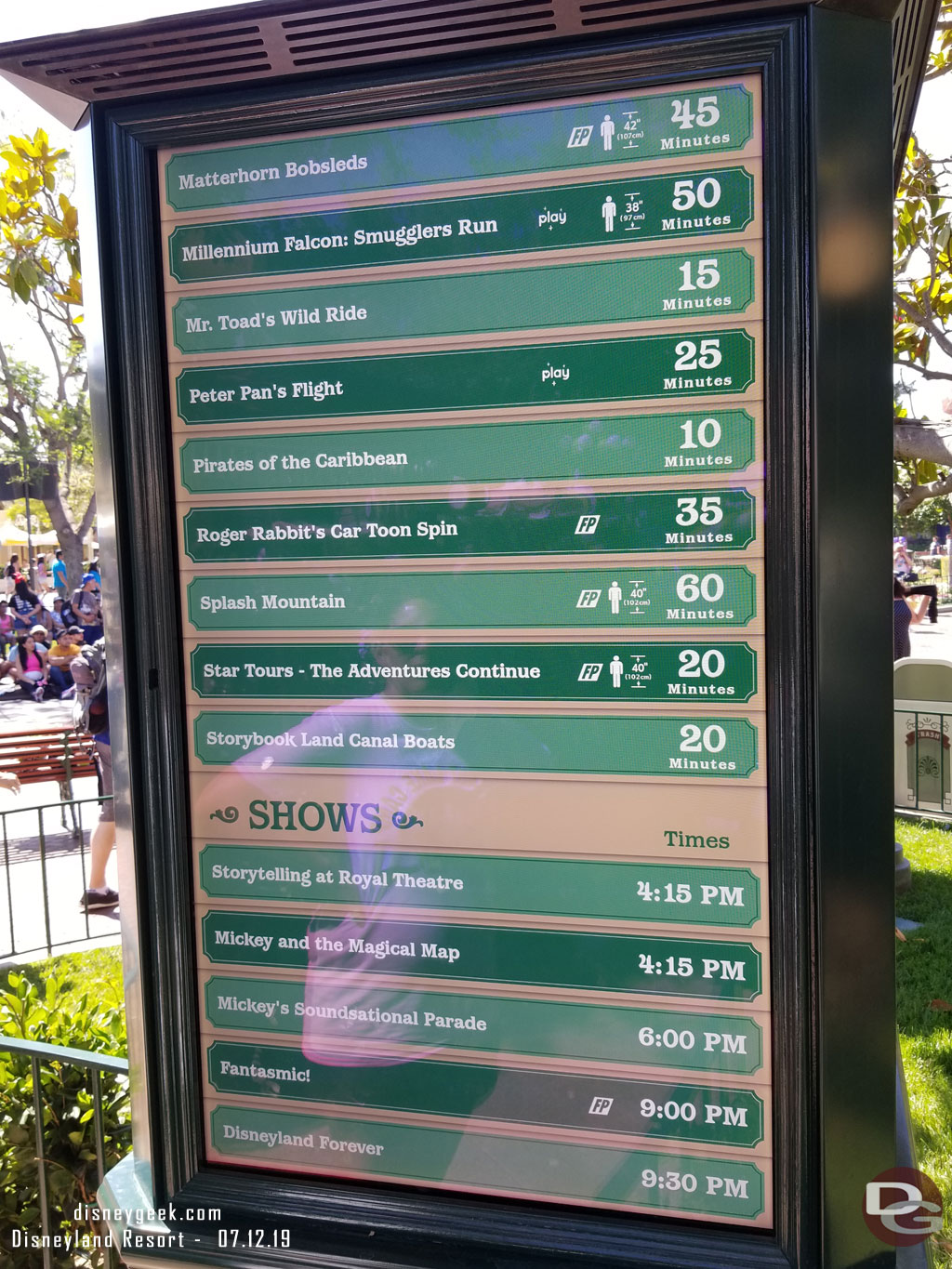 More wait times.