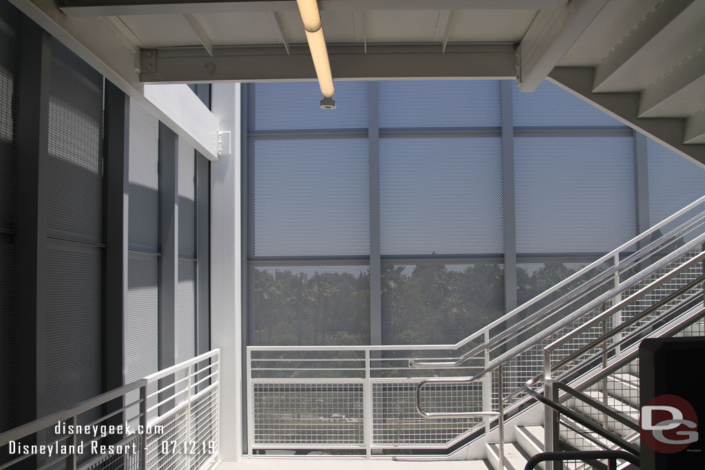 A look at the stairwells, which are also more enclosed on this structure.