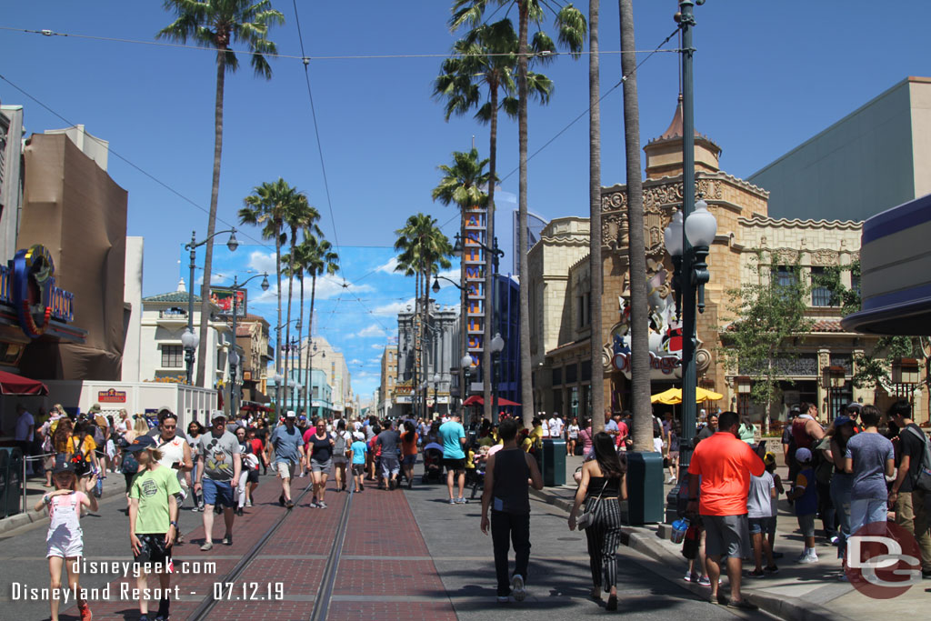 Entering Hollywood Land