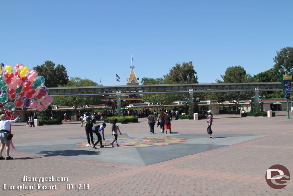 Disneyland looks quiet too.