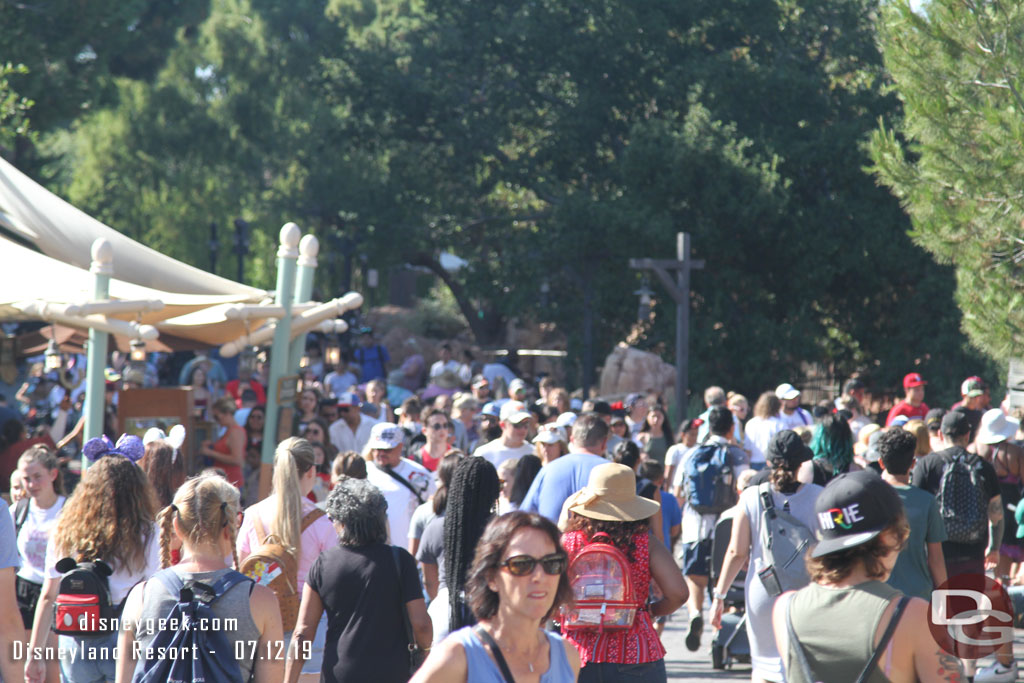 Looking toward the Big Thunder Trail.  