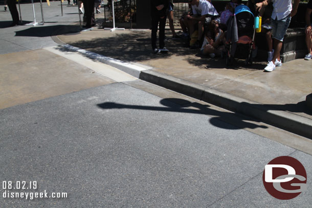 The box is removed, looks like some curb work.  Not sure if they did it before or as part of this project but the Hollywood Land column is removed from this side of the street.