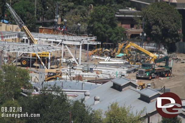 More steel on the ground waiting to be lifted into place.