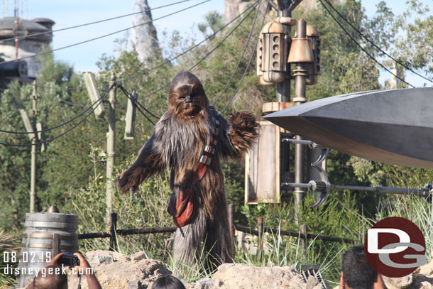 Chewbacca went to work on an X-Wing.  