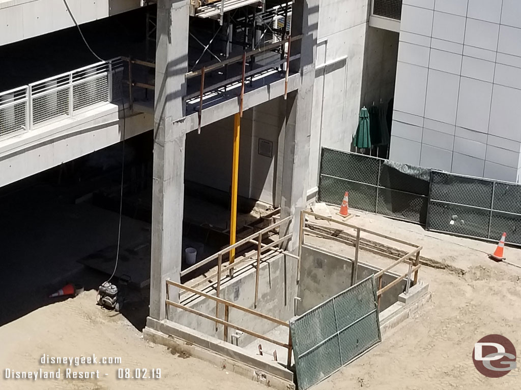 A closer look at the 2nd floor concrete which looks done.