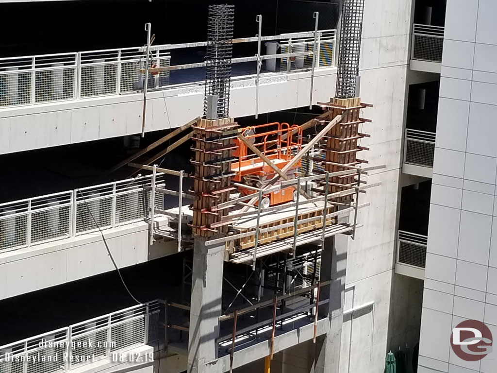 And the third floor is done, they are supports for the fourth floor look poured.