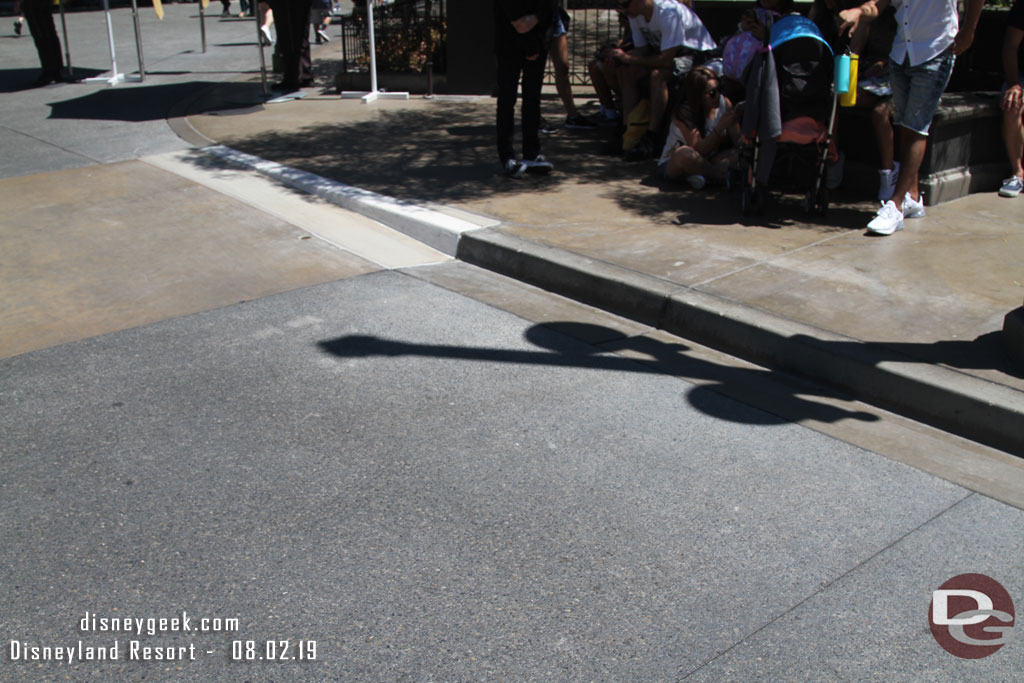 The box is removed, looks like some curb work.  Not sure if they did it before or as part of this project but the Hollywood Land column is removed from this side of the street.