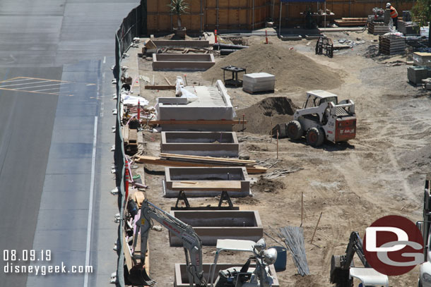 The ramp has been poured in the distance too.