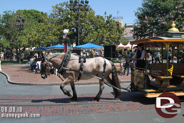 Main Street transportation had a variety of options this afternoon.