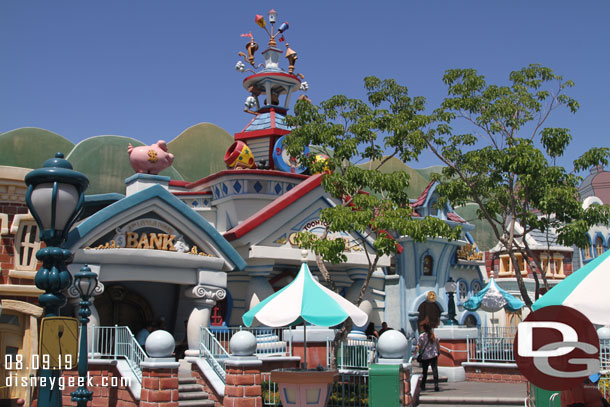 Passing through Toon Town.