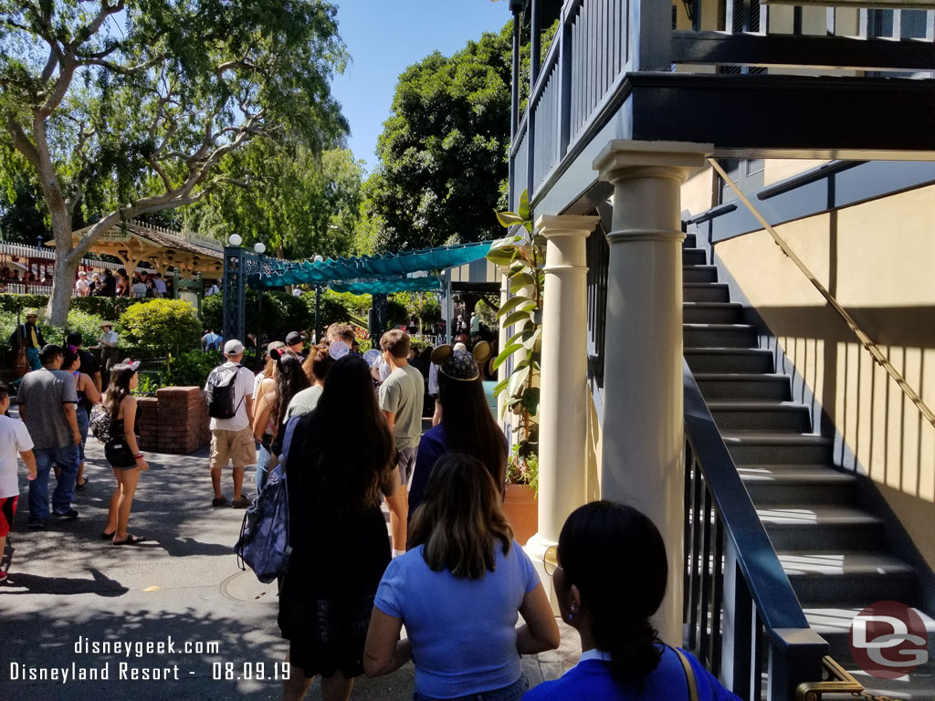 The Mint Julep stand line stretched past the drinking fountains and mobile order was for after 7pm.