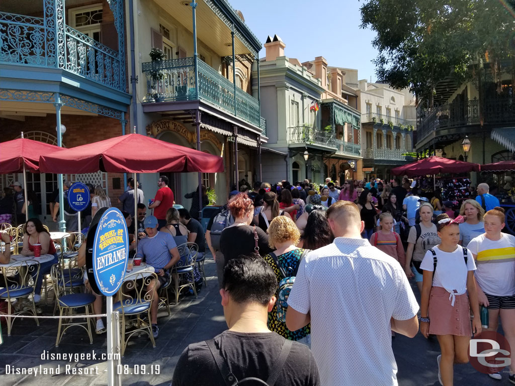 The line for the store was just as long as before.