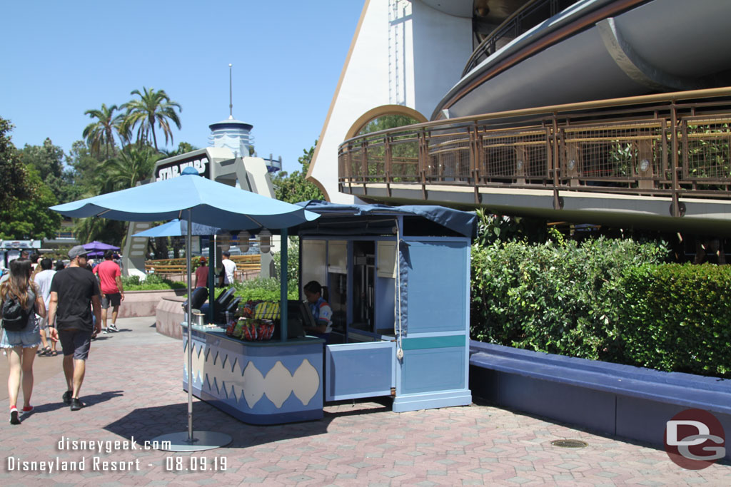 The frozen drink stand was open today in Tomorrowland 