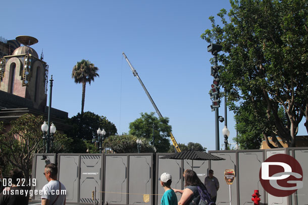 The Avengers Campus work from Hollywood Land.