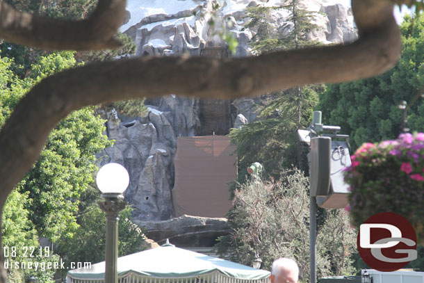 Some scaffolding on the Matterhorn where they had a small avalanche near the waterfall.