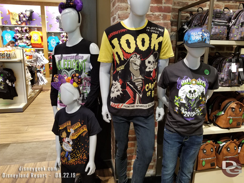 World of Disney has an assortment of Halloween Merchandise.  Here is a look around.