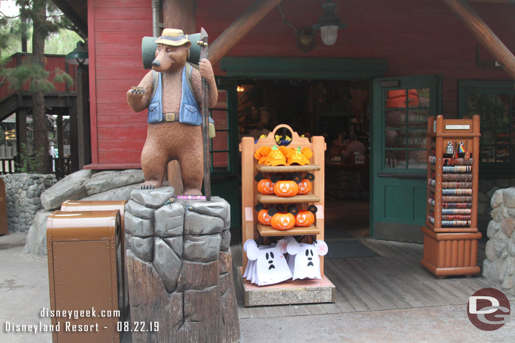 Halloween merchandise is creeping into many stores around the parks.