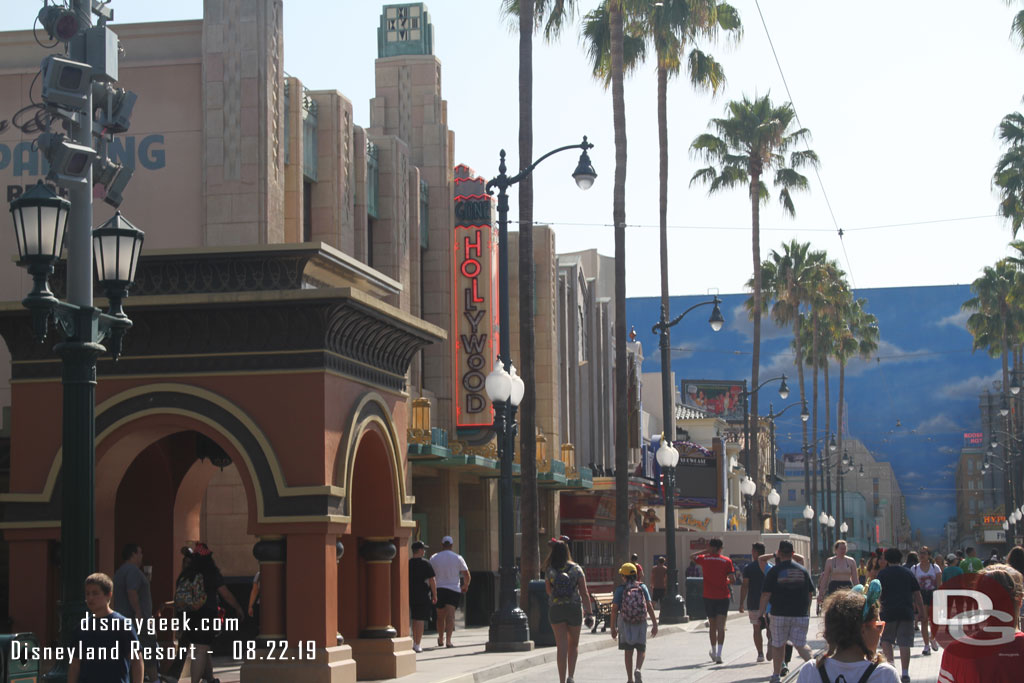 Making my way into Hollywood Land.