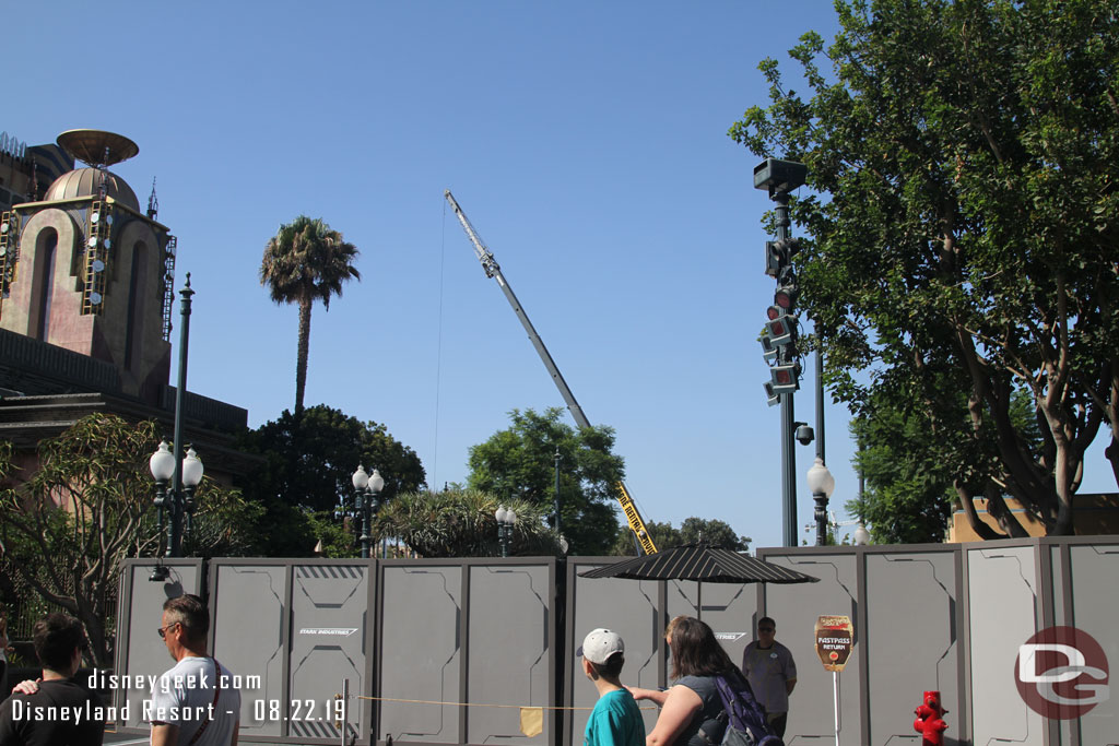 The Avengers Campus work from Hollywood Land.