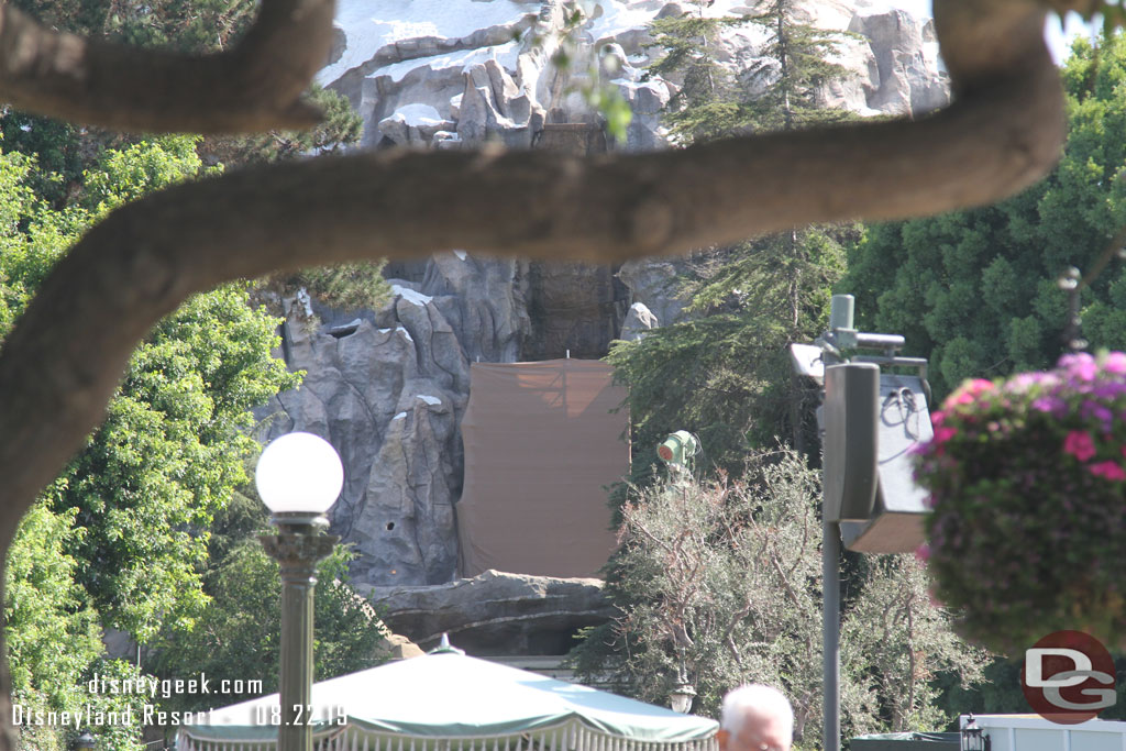 Some scaffolding on the Matterhorn where they had a small avalanche near the waterfall.