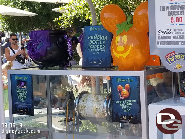 Disneyland has a Mickey pumpkin popcorn bucket