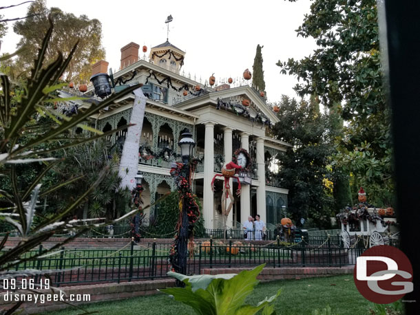 Haunted Mansion Holiday opened today.