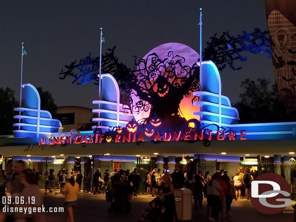 Disney California Adventure entrance.