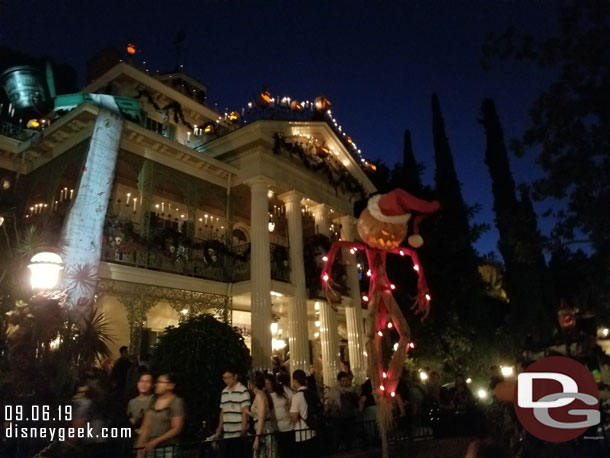 Finally time to use my Haunted Mansion Holiday FastPass