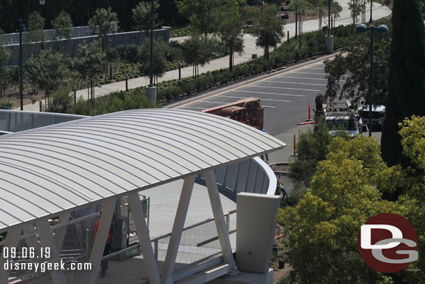 Some railing work left to do at the connection to the ramp.