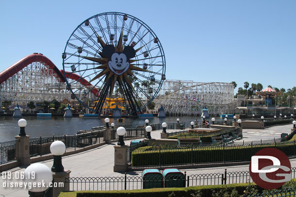 Paradise Park this afternoon.  The Tale of the Lion King wrapped up its run last week.  So all is quiet this hot afternoon.