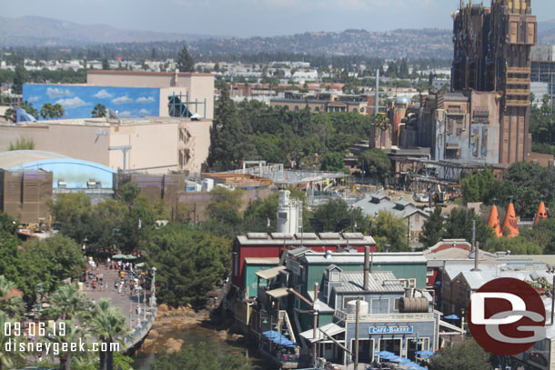 A check of the Avengers Campus work from the Pixar Pal-A-Round.