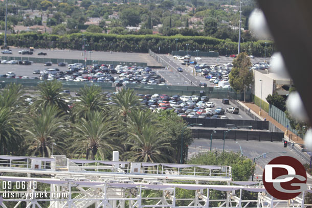 There are cars in the lot.  This is the primary Downtown Disney lot now.