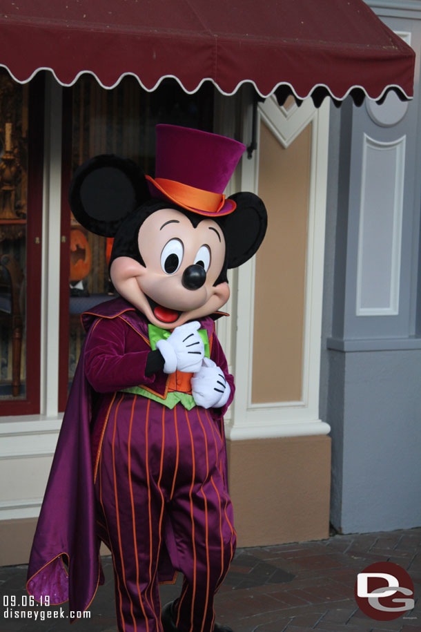 Mickey in his costume