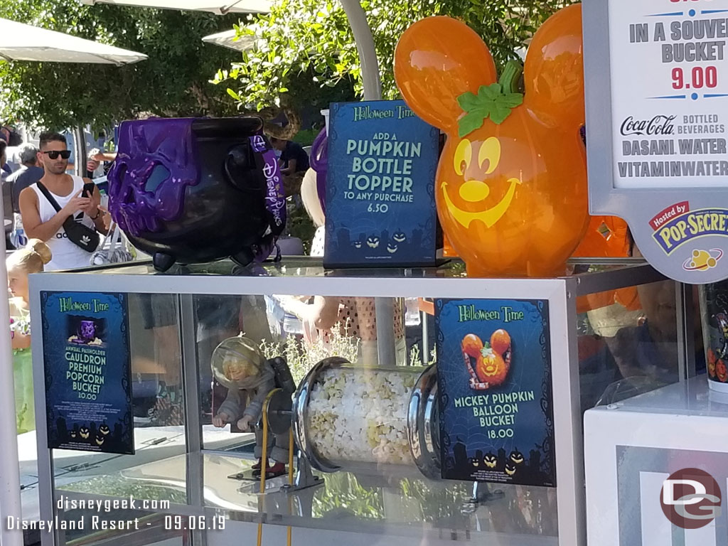 Disneyland has a Mickey pumpkin popcorn bucket